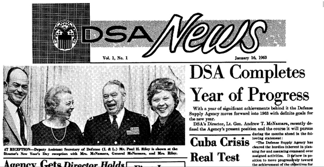 DSA News, renamed DLA News in 1977, was the agency’s internal newsletter from 1963 through 1978.