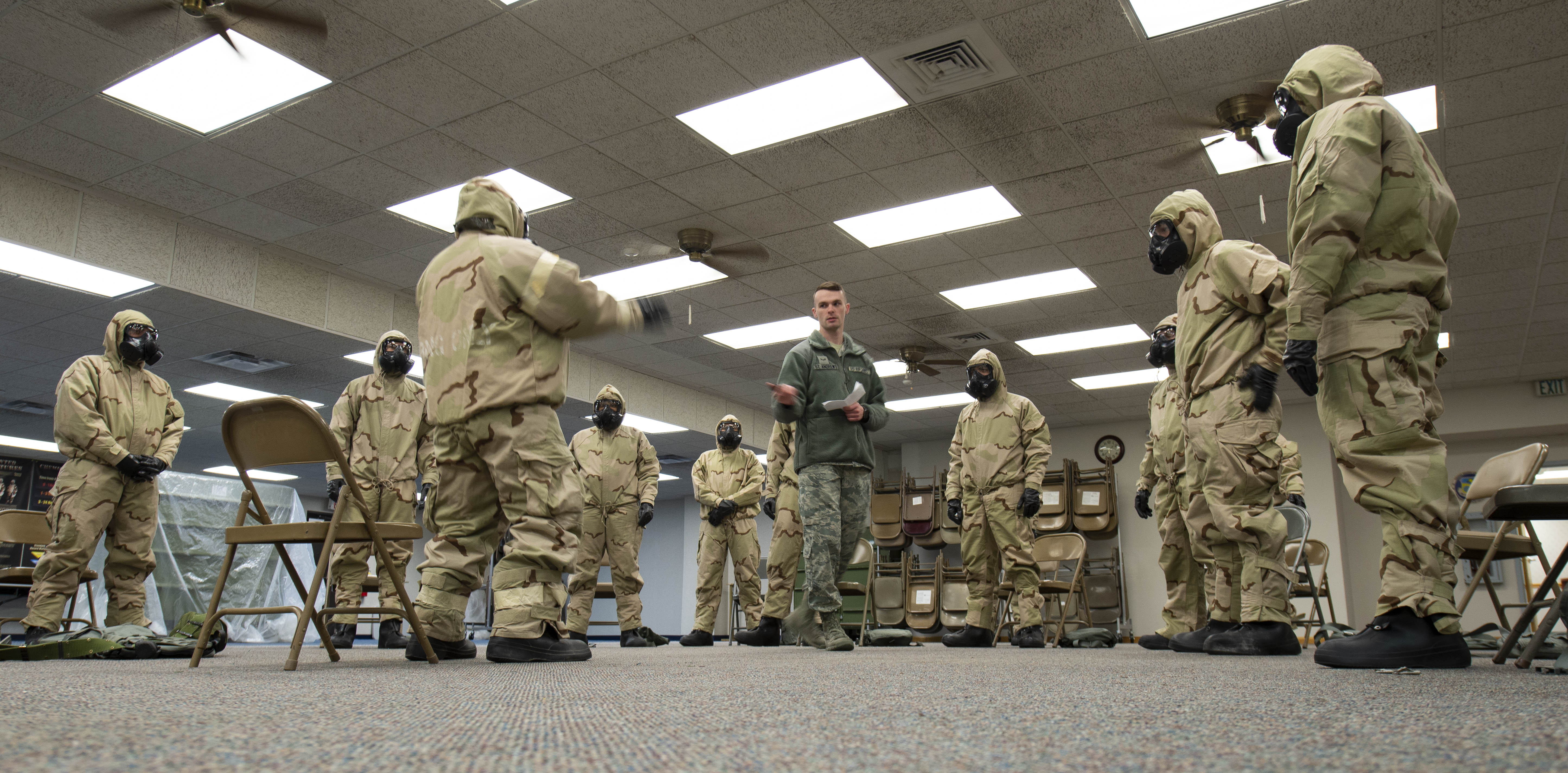 375th CES Emergency Management team conducts readiness training > Scott