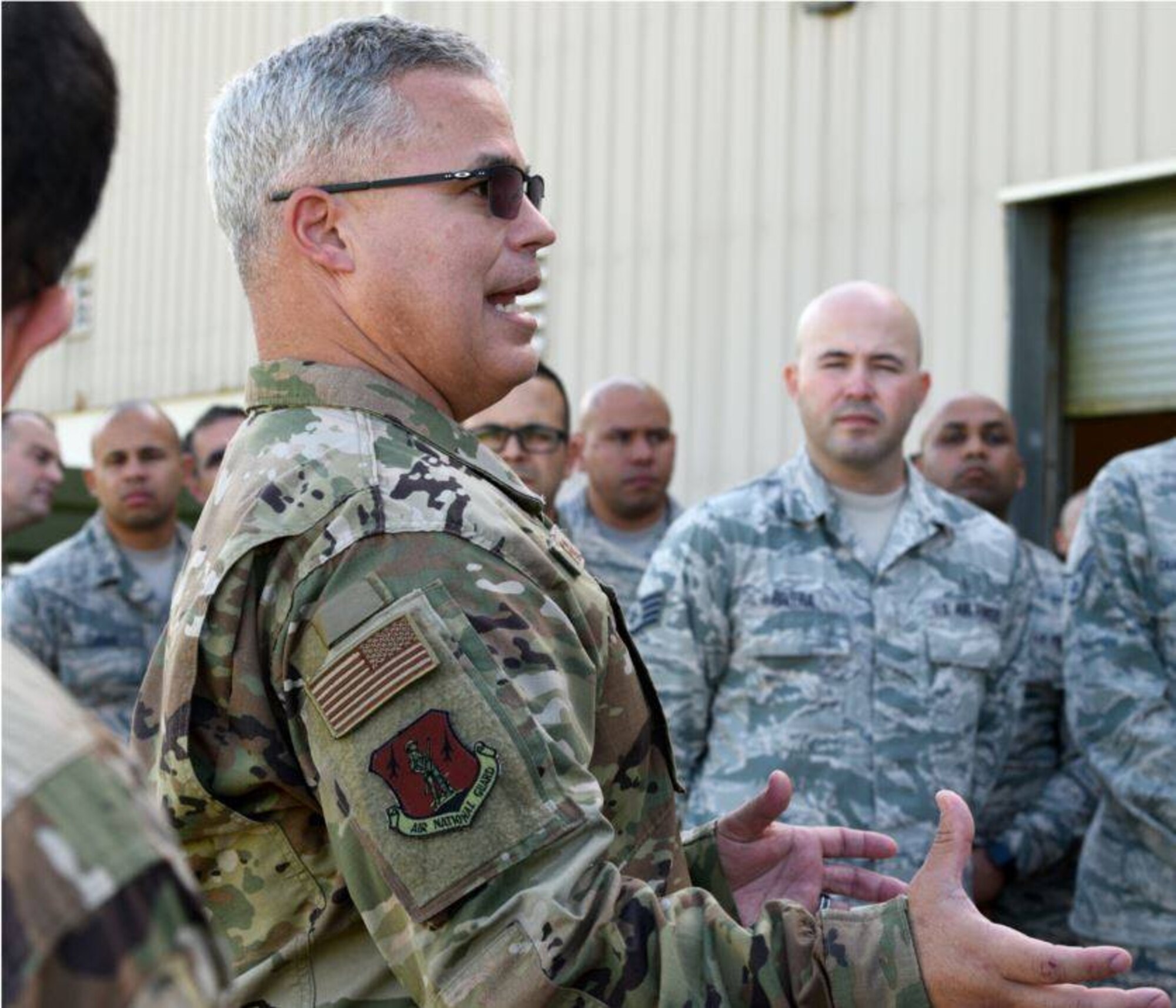 156th Wing Commander Col. Raymond Figueroa shares his 2019 priorities at Muniz Air National Guard Base, Carolina.
