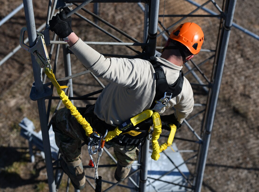 Climbing down the tower