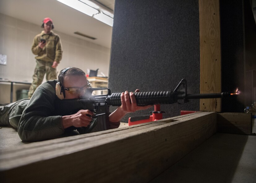 Military members take aim