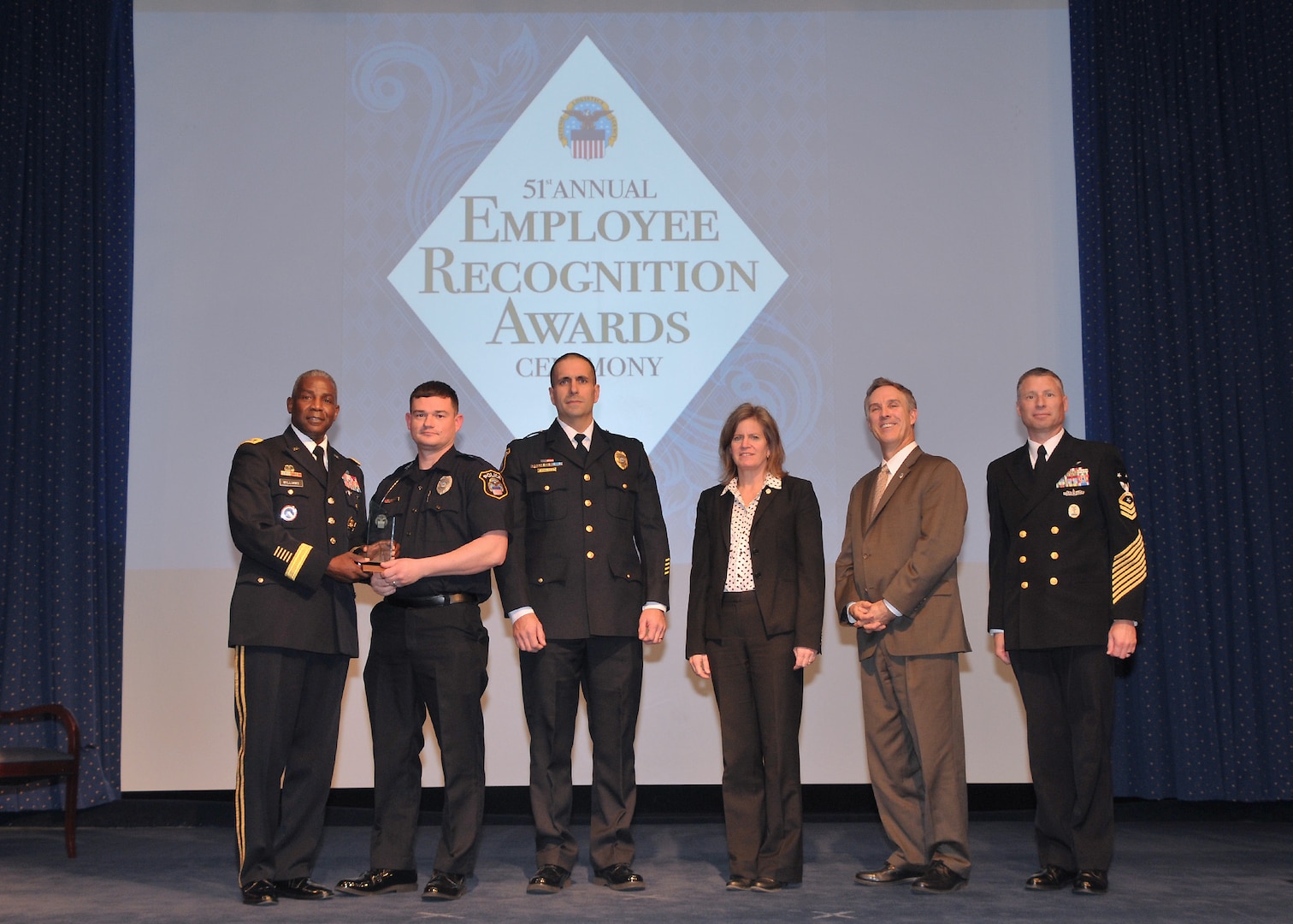 DLA Installation Management Operations Susquehanna and San Joaquin Police Department team members recognized for excellence at Agency’s 51st award ceremony