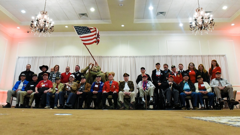 Iwo Jima Survivor S Reunion Visits Sheppard Afb Sheppard Air Force Base Article Display