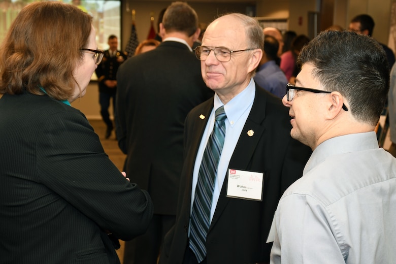 The U.S. Army Corps of Engineers Chicago District hosted a Business Opportunities Open House Feb. 20 for large and small firms, nonprofit agencies, higher education institutions, and partners to meet District leadership, Program Managers, Project Engineers, Contracting, Small Business, and other District personnel to discuss upcoming projects, solicitations, and business opportunities. (U.S. Army photo by Patrick Bray/Released)