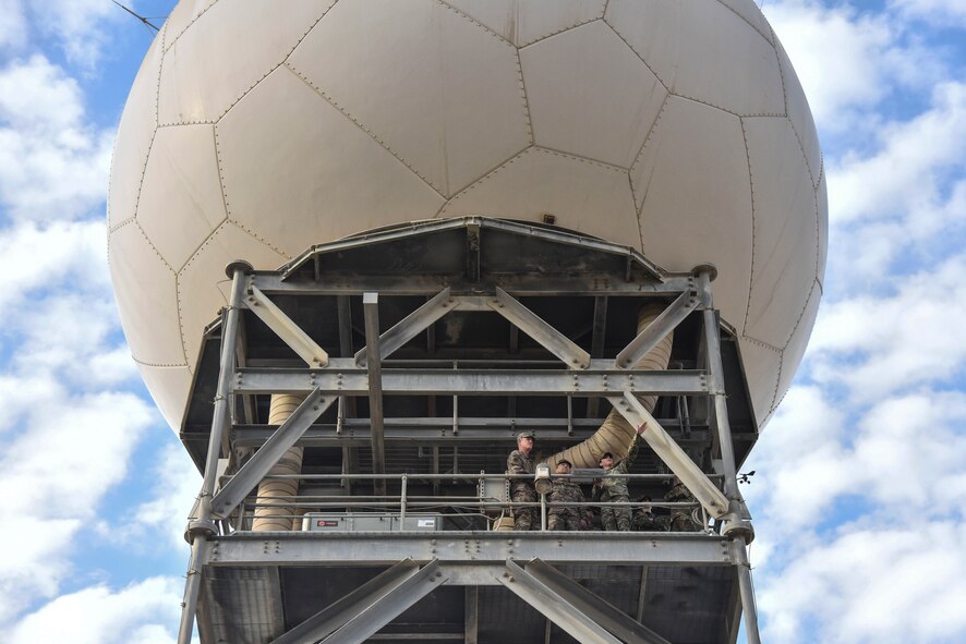 A radar tower