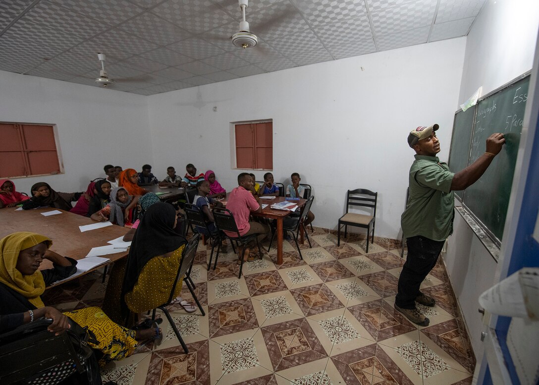 Civil affairs Soldiers continue tradition in Tadjourah with Centre De Femmes empowerment center