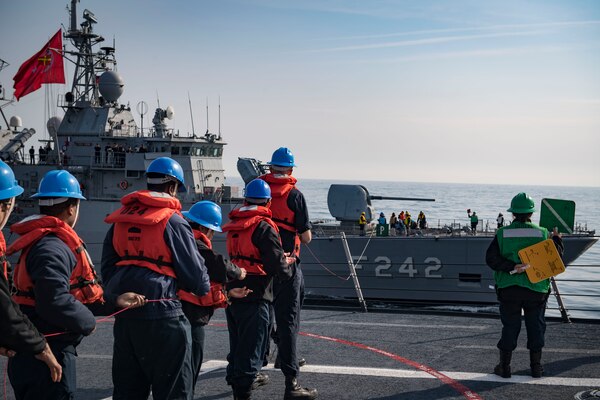 Maritime Training with Turkey in Black Sea