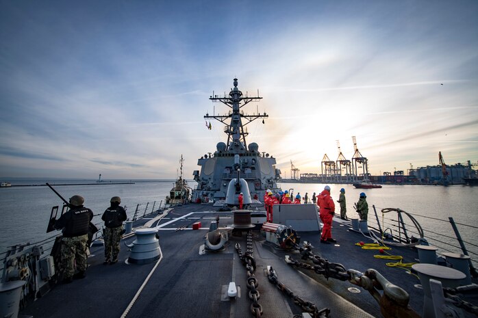 USS Donald Cook Arrives in Odesa, Ukraine