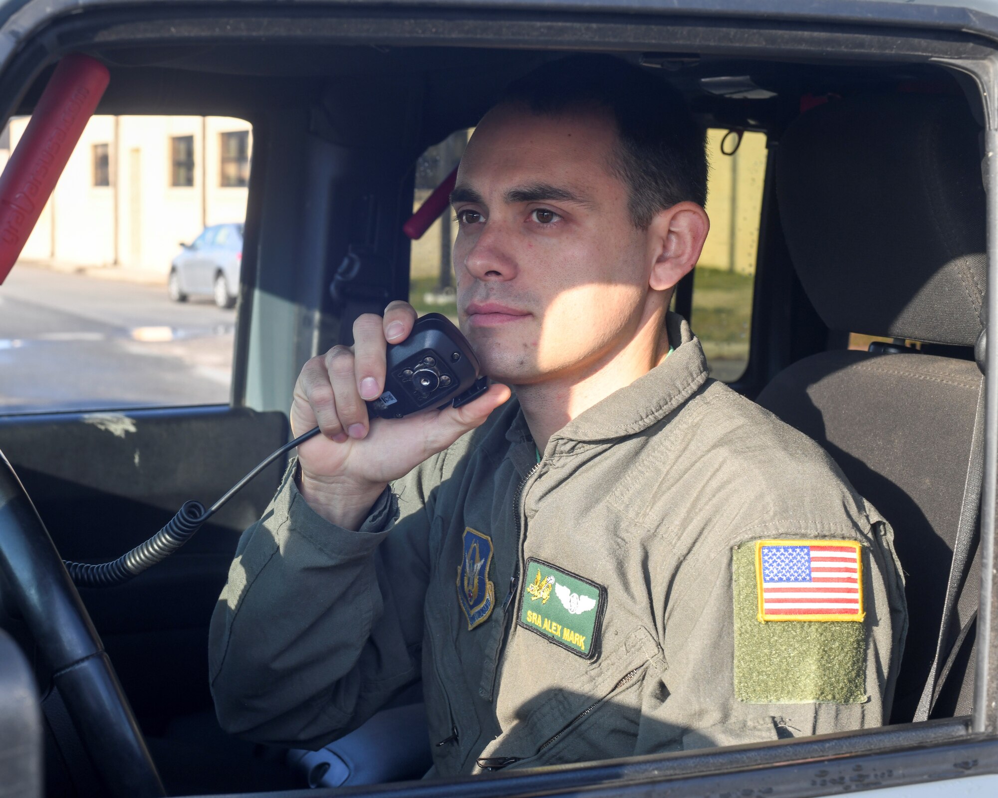 SENIOR AIRMAN ALEXANDER MARK  PROVIDES CRITICAL CRISIS COMMUNICATIONS DURING HURRICANE