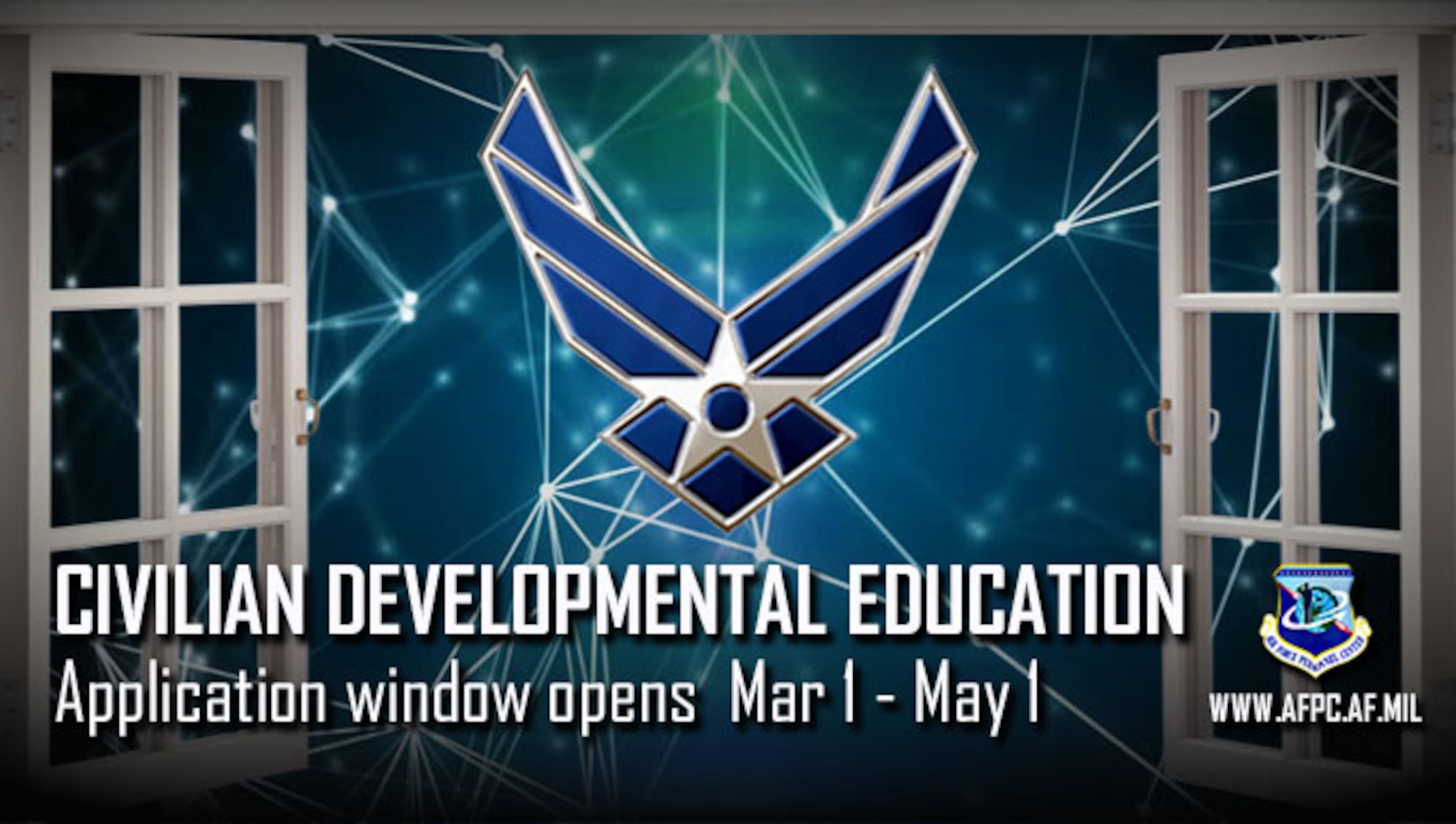 Developmental Education application window opens Mar 1 through May 1, for civilians.
