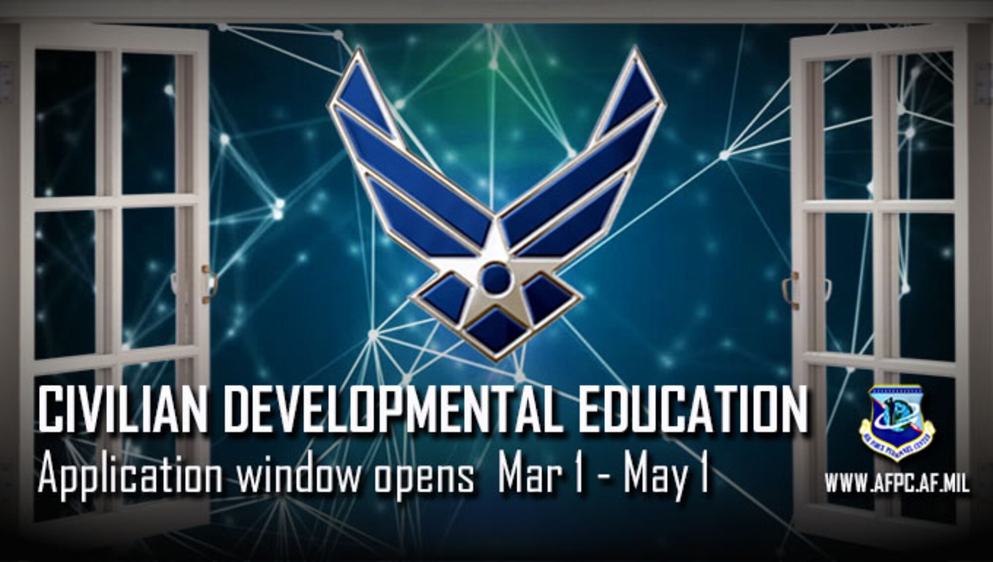 Developmental Education application window opens Mar 1 through May 1, for civilians.