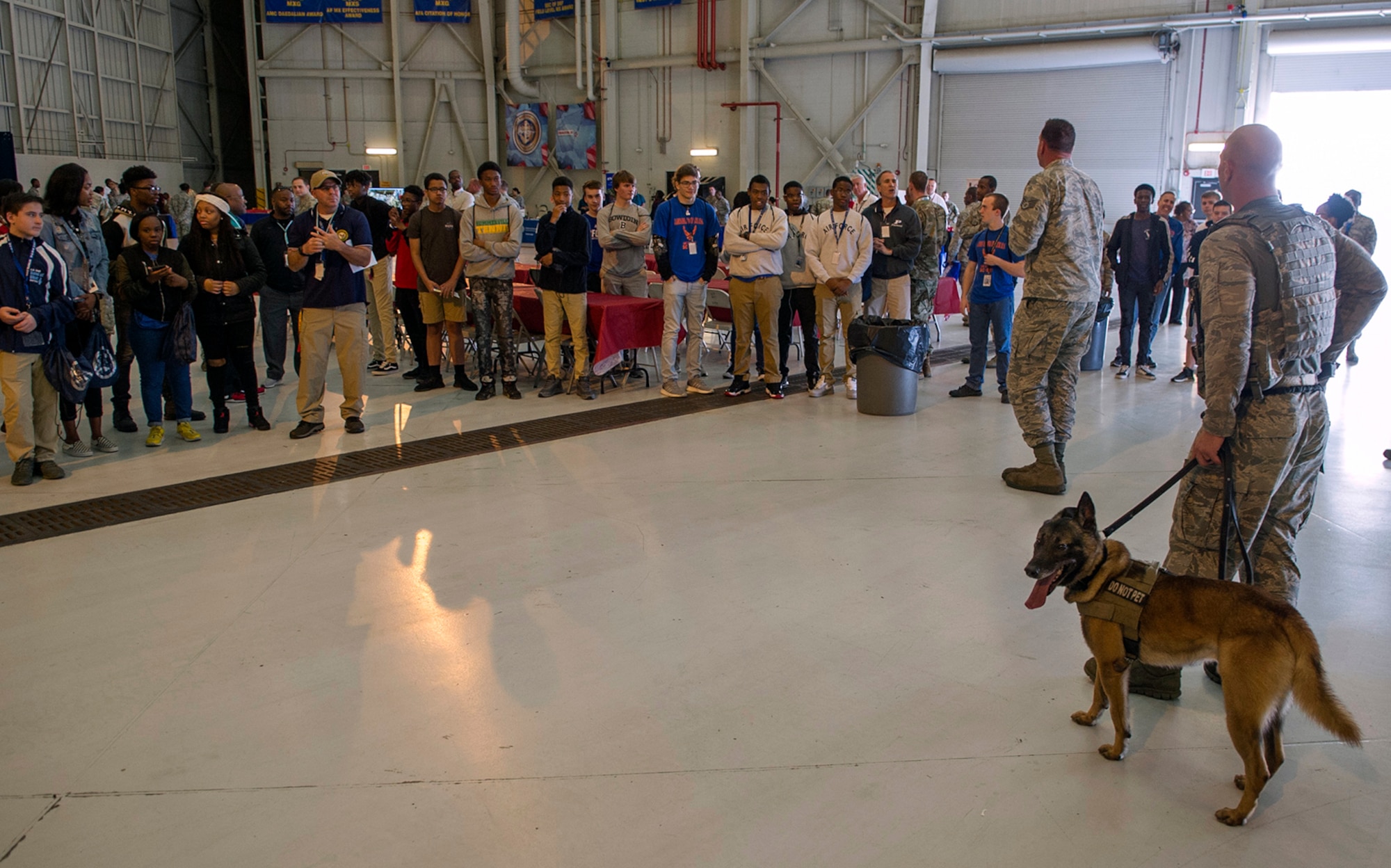 Local school boys attend Tuskegee Airman Career Day