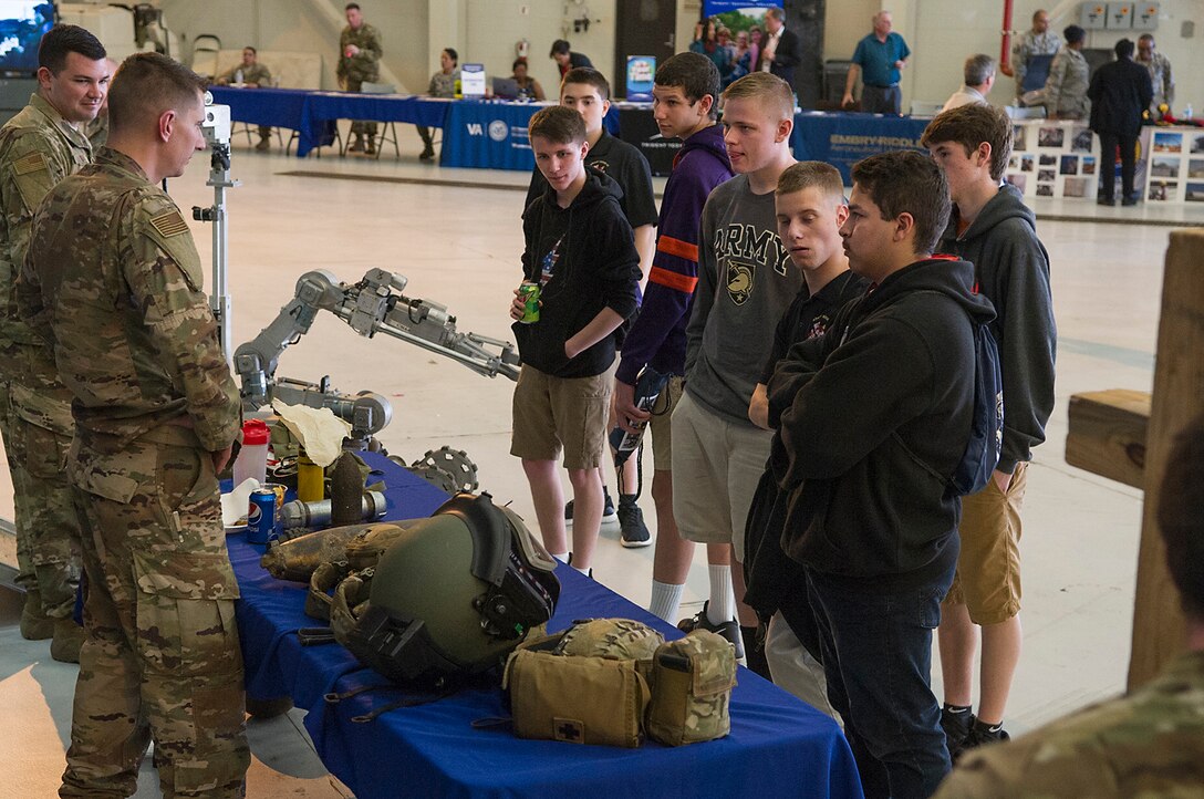 Local school boys attend Tuskegee Airman Career Day