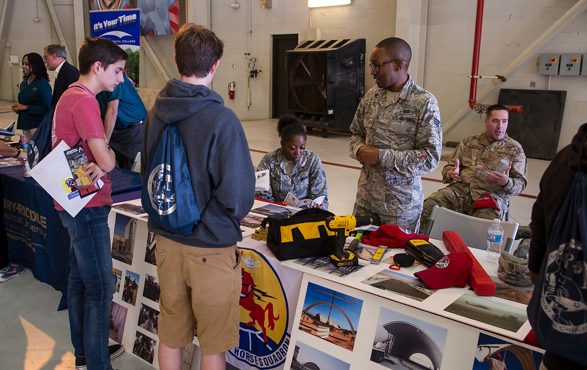 Local school boys attend Tuskegee Airman Career Day