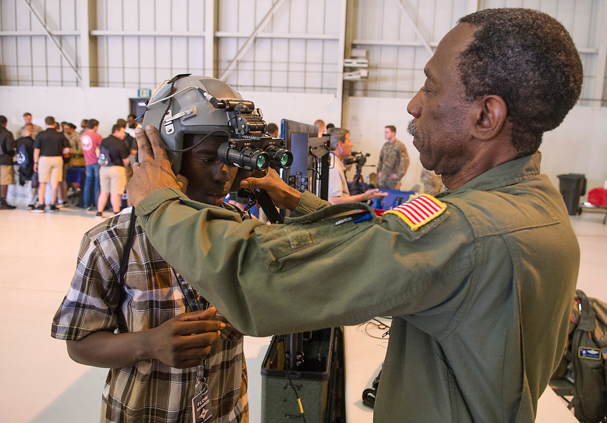 Local school boys attend Tuskegee Airman Career Day