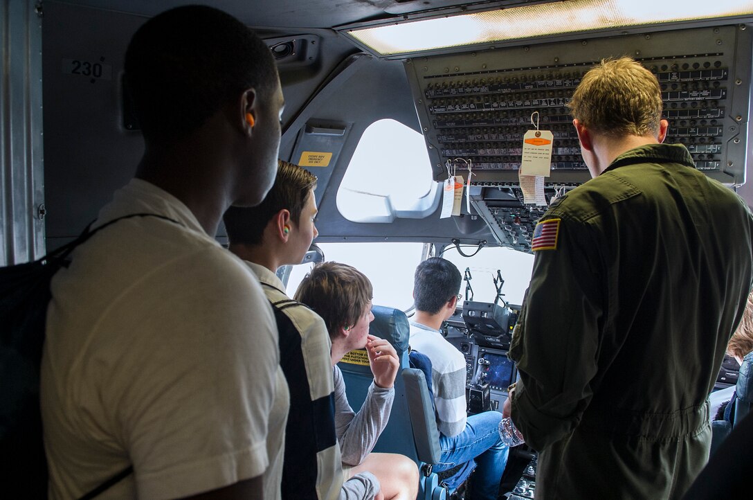 Local school boys attend Tuskegee Airman Career Day