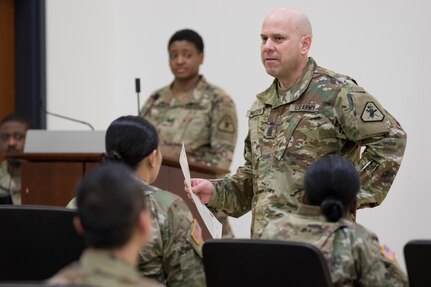 U.S. Army Reserve Legal Command Hosts NCO induction ceremony