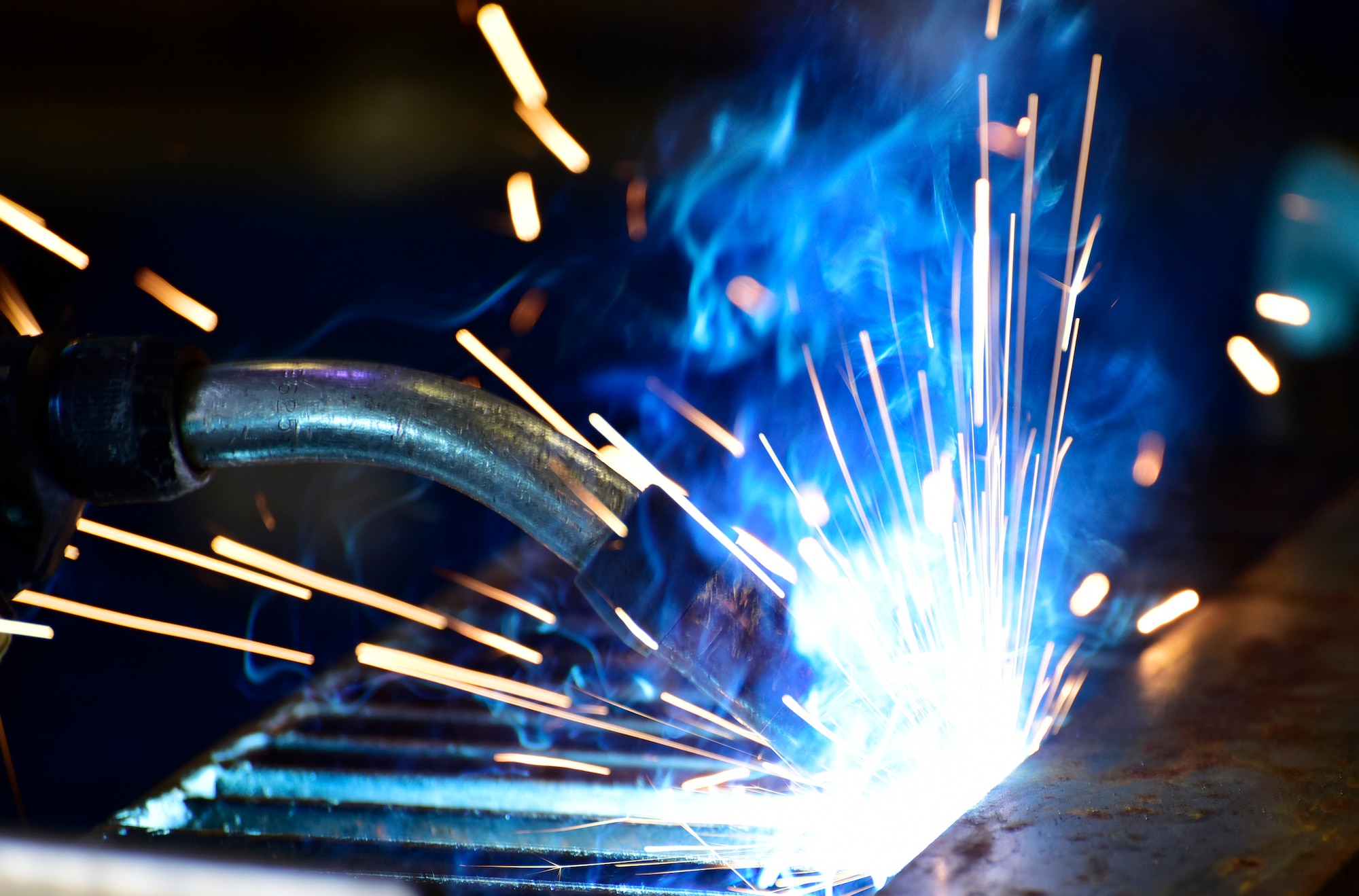 close up photo of welding