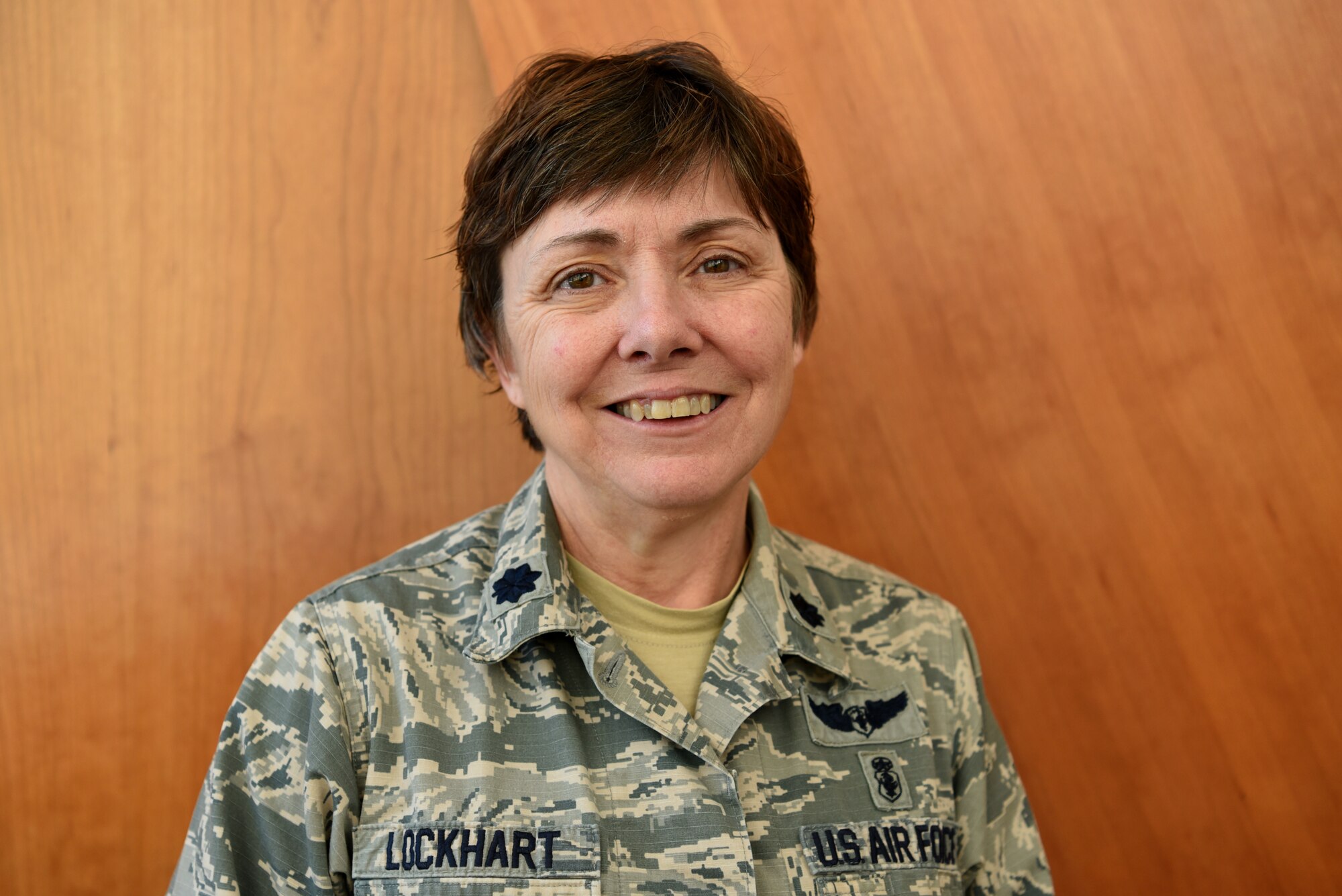 U.S. Air Force Lt. Col. Cheryl Lockhart, 20th Medical Group chief nurse, is the recipient of the 2018 Air Force Excellence in Nursing Leadership Award, Feb. 20, 2019.
