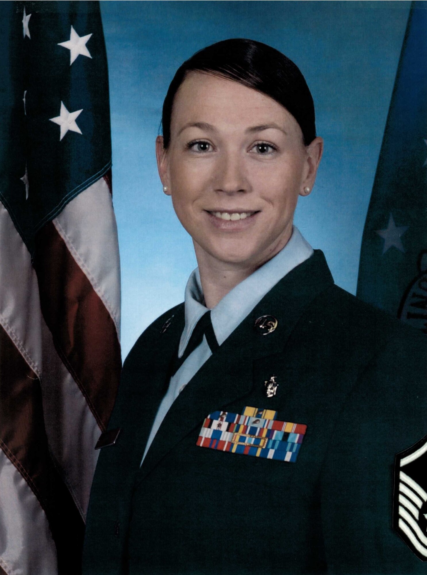 U.S. Air Force Master Sgt. Katie Buus, 20th Dental Squadron dental logistics non-commissioned officer (NCO) in charge, is the 2018 Air Force Dental NCO of the Year, Feb. 20, 2019.