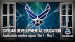 Eligible Air Force civilians may apply for developmental education for the 2020 academic year from March 1 through May 1 via myVECTOR.