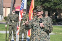 MCTSSA sergeant major passes the sword