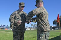 MCTSSA sergeant major passes the sword