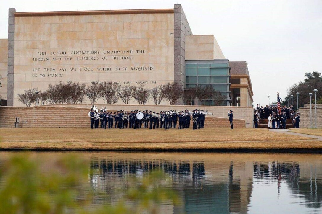President Bush Interment Ceremony