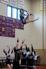 DoDEA cheerleaders soar with spirit and cheer