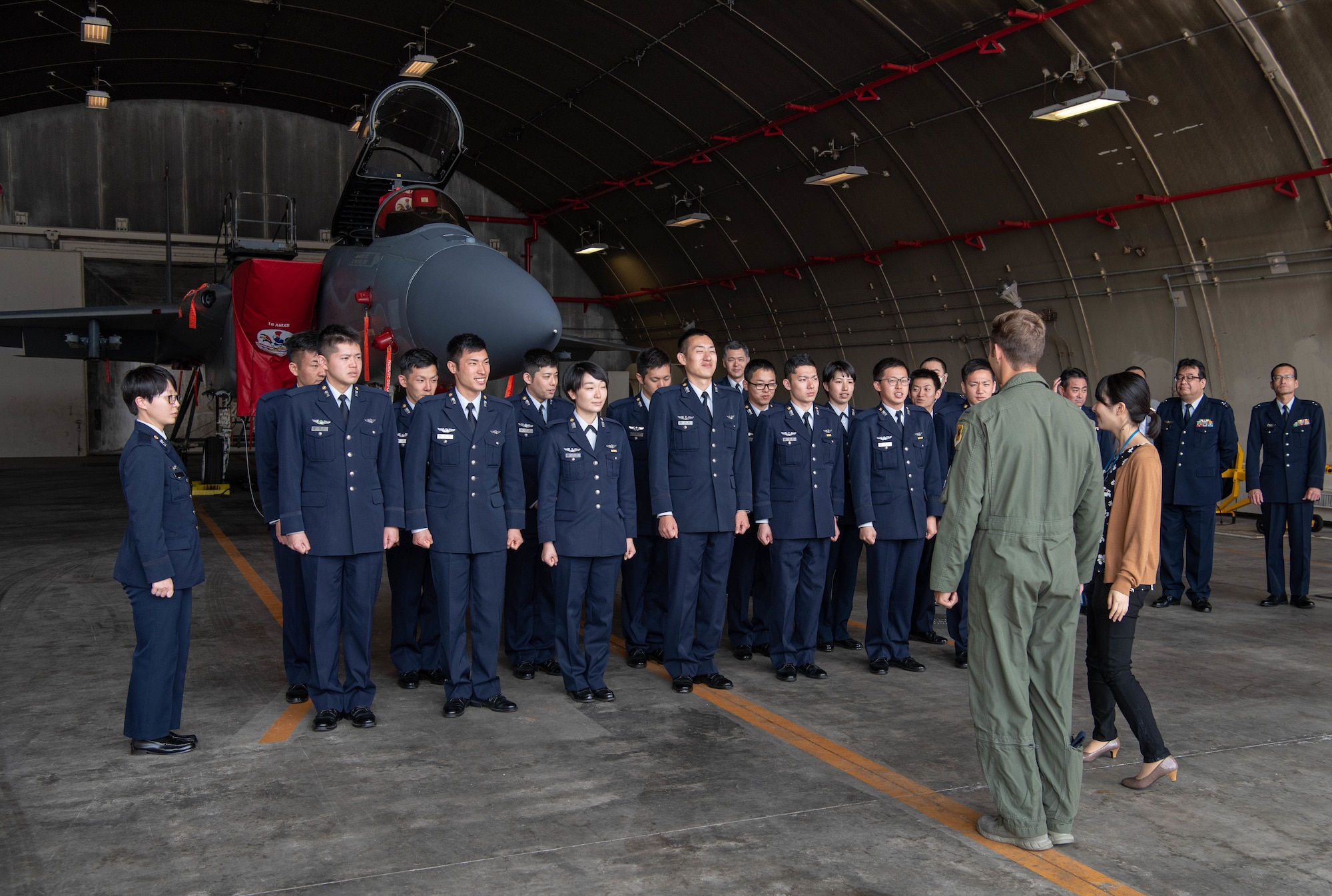 JASDF Cadets visit Team Kadena