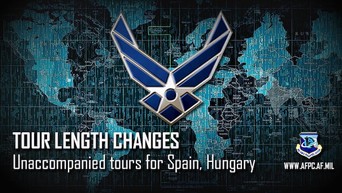 Air Force tour lengths change for two European locations