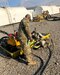 Sgt. Nolan Johnson with the 300th Sustainment Brigade performs a fuel site inspection in Erbil, Iraq, Feb.4, 2019.