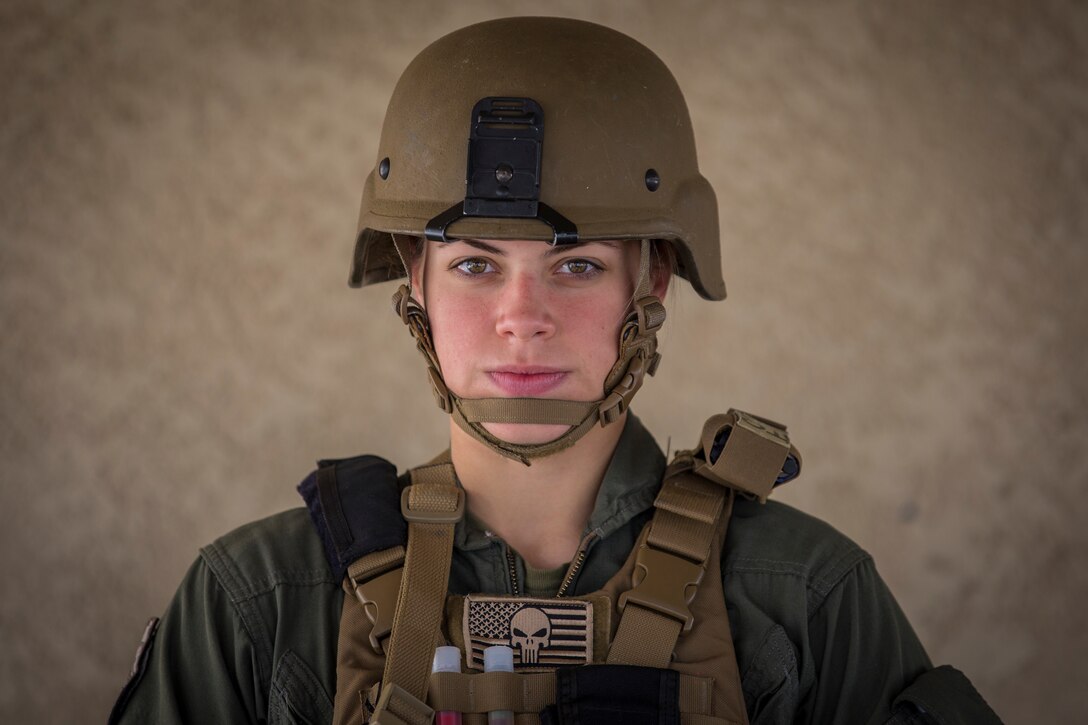 U.S. Marines with the Provost Marshal's Office (PMO), Headquarters and Headquarters Squadron (H&HS), Marine Corps Air Station (MCAS) Yuma, conduct Special Reaction Team (SRT) training on MCAS Yuma, Ariz., Feb. 25, 2019. The SRT is comprised of military police personnel trained to give an installation commander the ability to counter or contain a special threat situation surpassing normal law enforcement capabilities. (U.S. Marine Corps photo by Sgt. Allison Lotz)