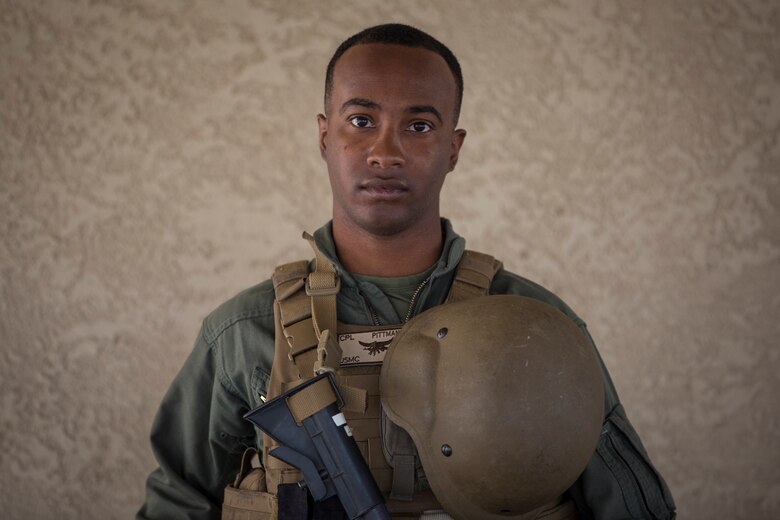 U.S. Marines with the Provost Marshal's Office (PMO), Headquarters and Headquarters Squadron (H&HS), Marine Corps Air Station (MCAS) Yuma, conduct Special Reaction Team (SRT) training on MCAS Yuma, Ariz., Feb. 25, 2019. The SRT is comprised of military police personnel trained to give an installation commander the ability to counter or contain a special threat situation surpassing normal law enforcement capabilities. (U.S. Marine Corps photo by Sgt. Allison Lotz)