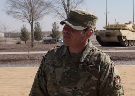 U.S. Air Force Tech. Sgt. Shawn Koch, 49th Component Maintenance Squadron aircraft fuel system craftsman, graduated Army Air Assault School.