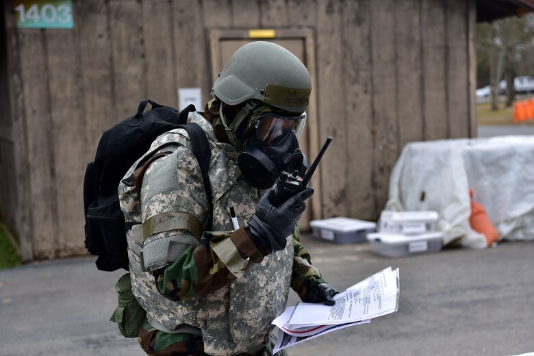 Airmen calls in to command post