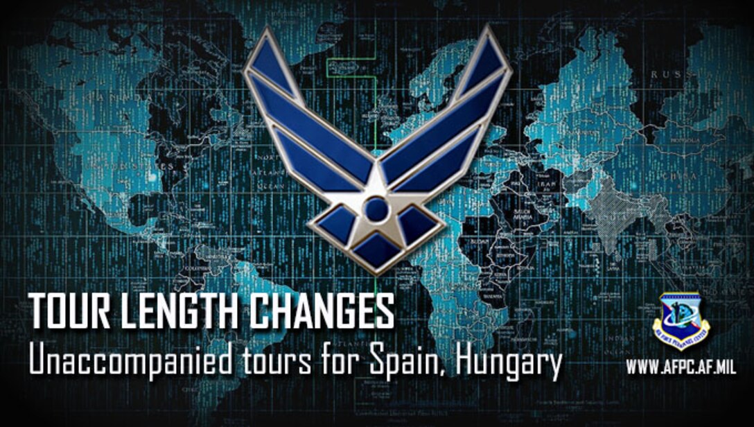 Air Force tour lengths change for two European locations