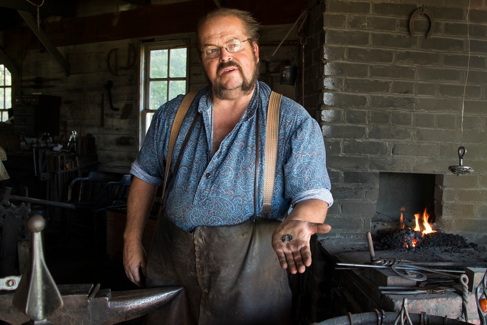 Since the terrorist attacks on Sept. 11, 2001, Randy Dack, a blacksmith at Grand Island’s Stuhr Museum in Nebraska, has made more than 4,000 "lucky" horseshoes for military service members worldwide. Dack made his first "Soldier's shoe" for his son prior to his first deployment in 2002 with the Nebraska Army National Guard's 1-134th Cavalry.
