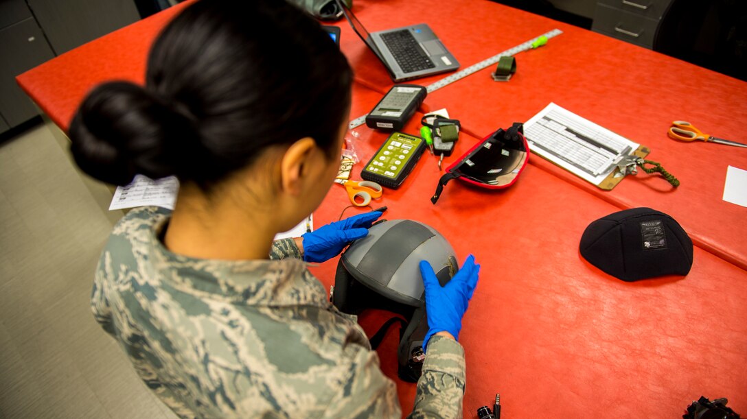 As well as testing gear used on a regular basis, AFE Airmen also inspect and test emergency gear to make sure it functions properly in the event of an emergency.