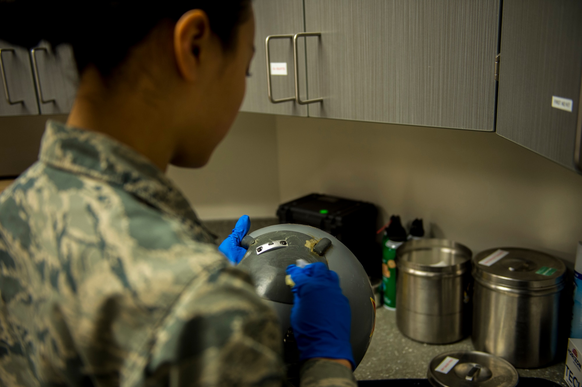 As well as testing gear used on a regular basis, AFE Airmen also inspect and test emergency gear to make sure it functions properly in the event of an emergency.