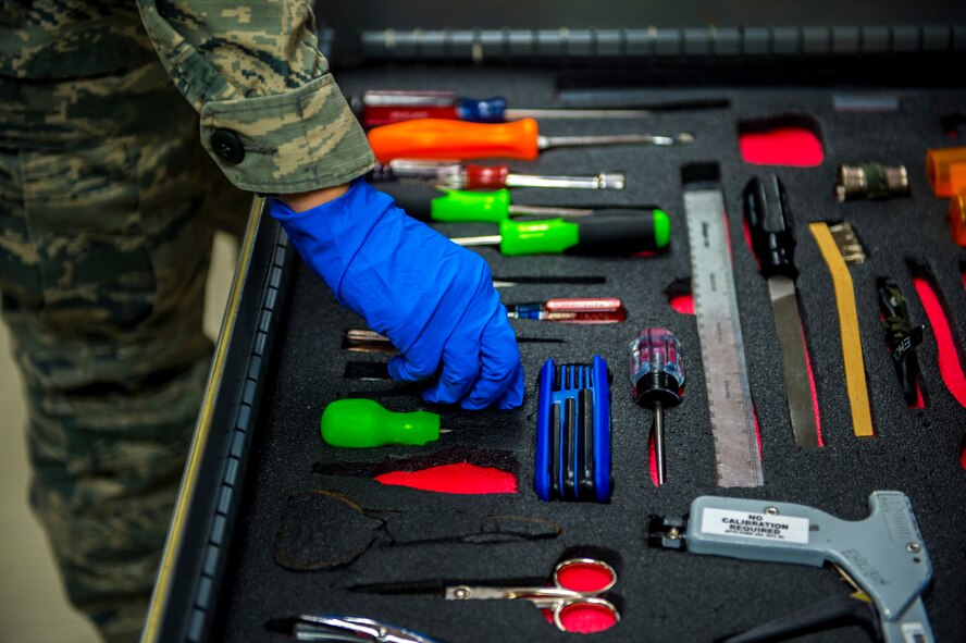As well as testing gear used on a regular basis, AFE Airmen also inspect and test emergency gear to make sure it functions properly in the event of an emergency.