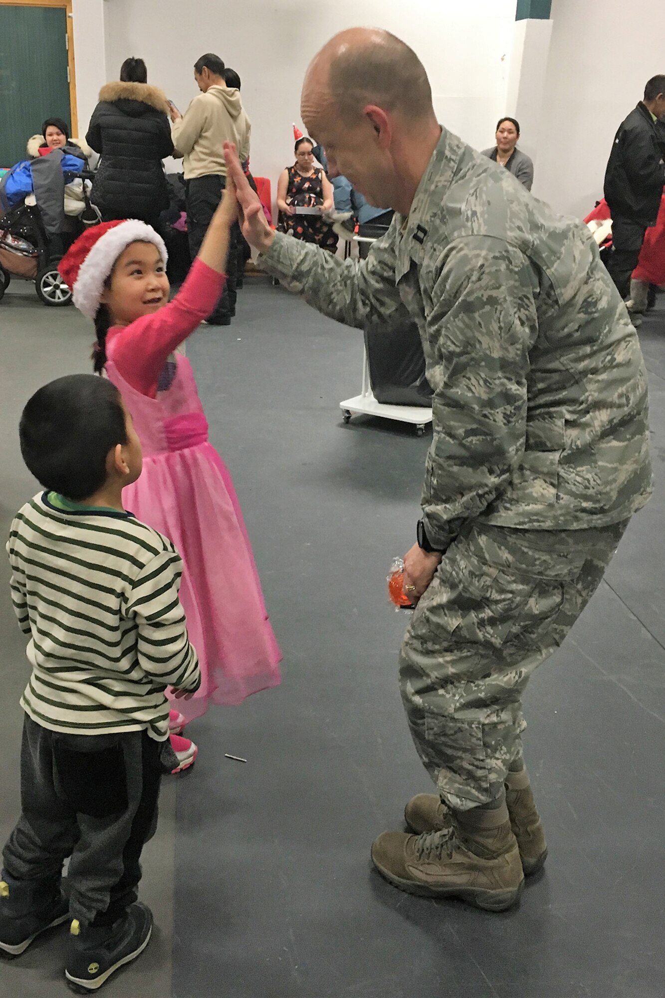 Thule Air Base, Greenland, personnel launched the first round of toy deliveries to remote Greenlandic villages Dec. 22, 2018.