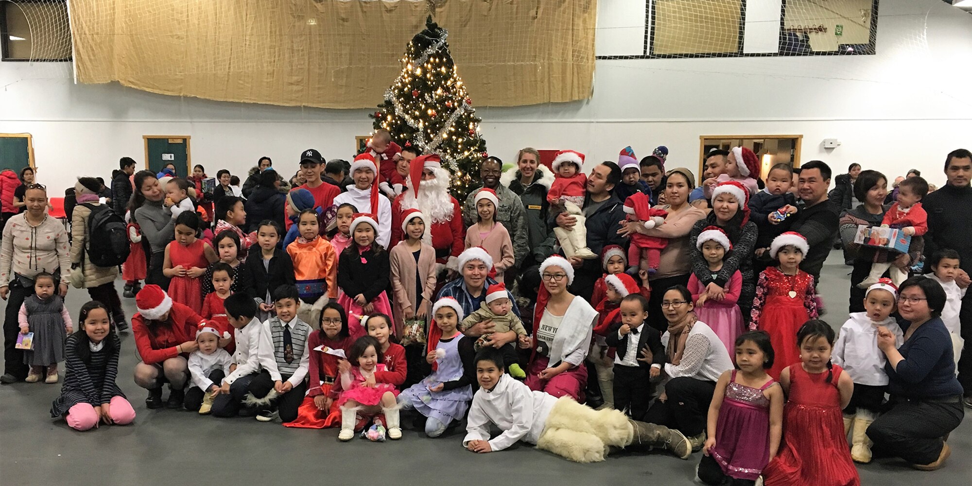 Participants from Thule Air Base, Greenland, raised money and gathered toys for 190 children to be delivered to four remote Greenlandic villages, most more than 100 kilometers from the installation.