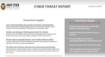 Cyber Threat Report January 03, 2019