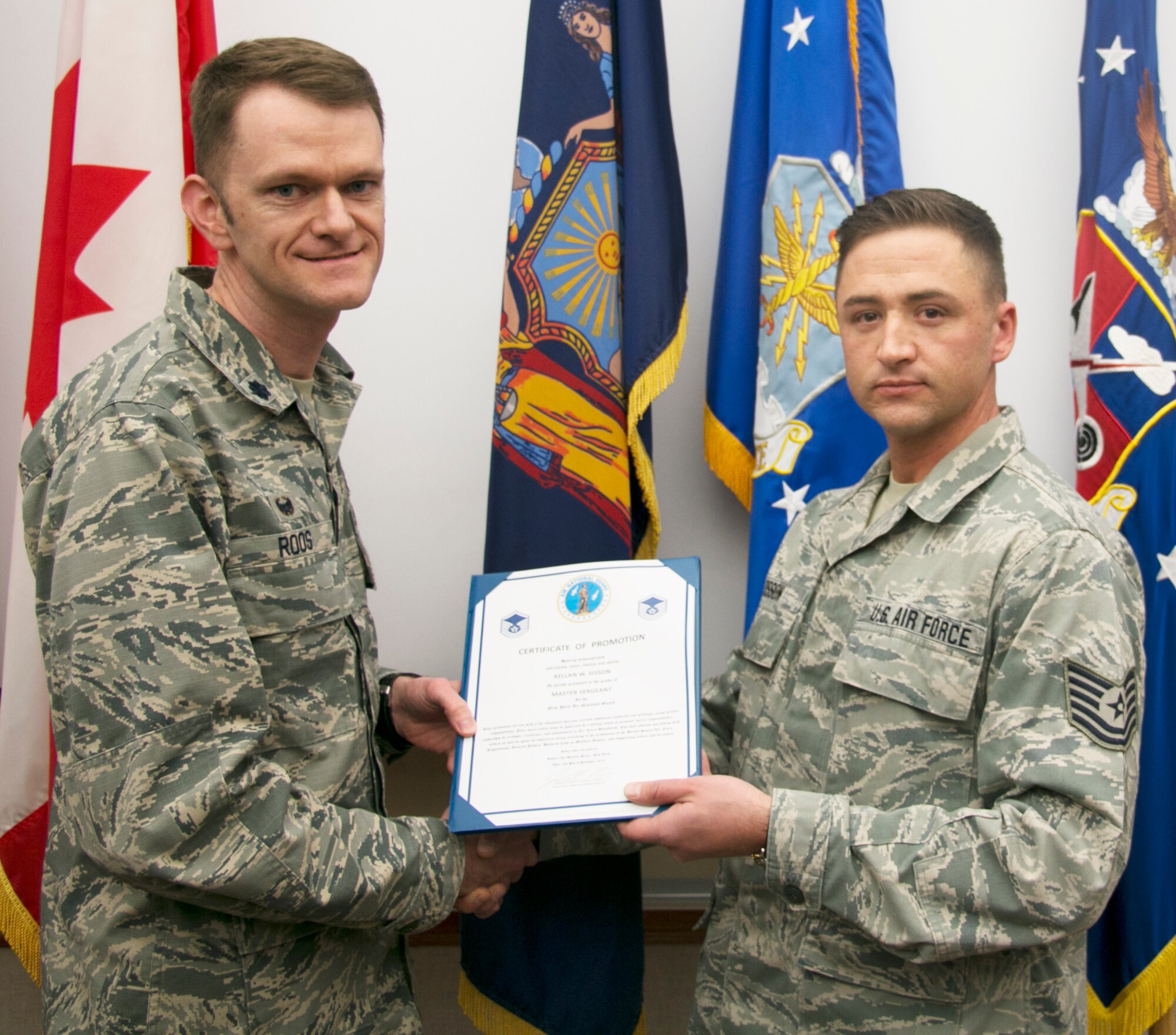 Sisson Promoted to Master Sgt