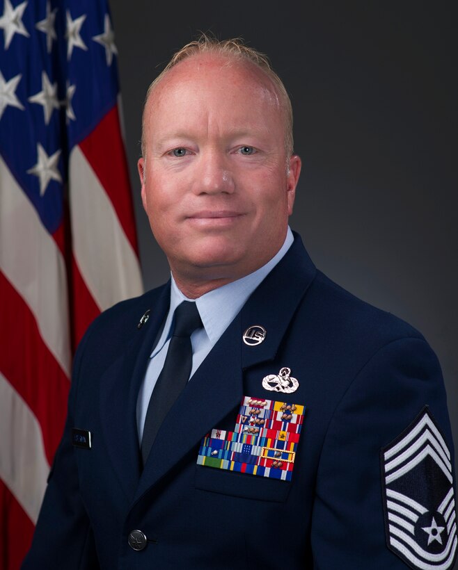 Chief Master Sgt. Steven Hesterman, official photo, U.S. Air Force