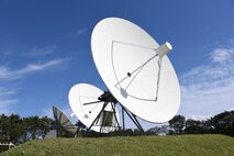 Antennas at the Joint Tactical Ground Station-Japan.