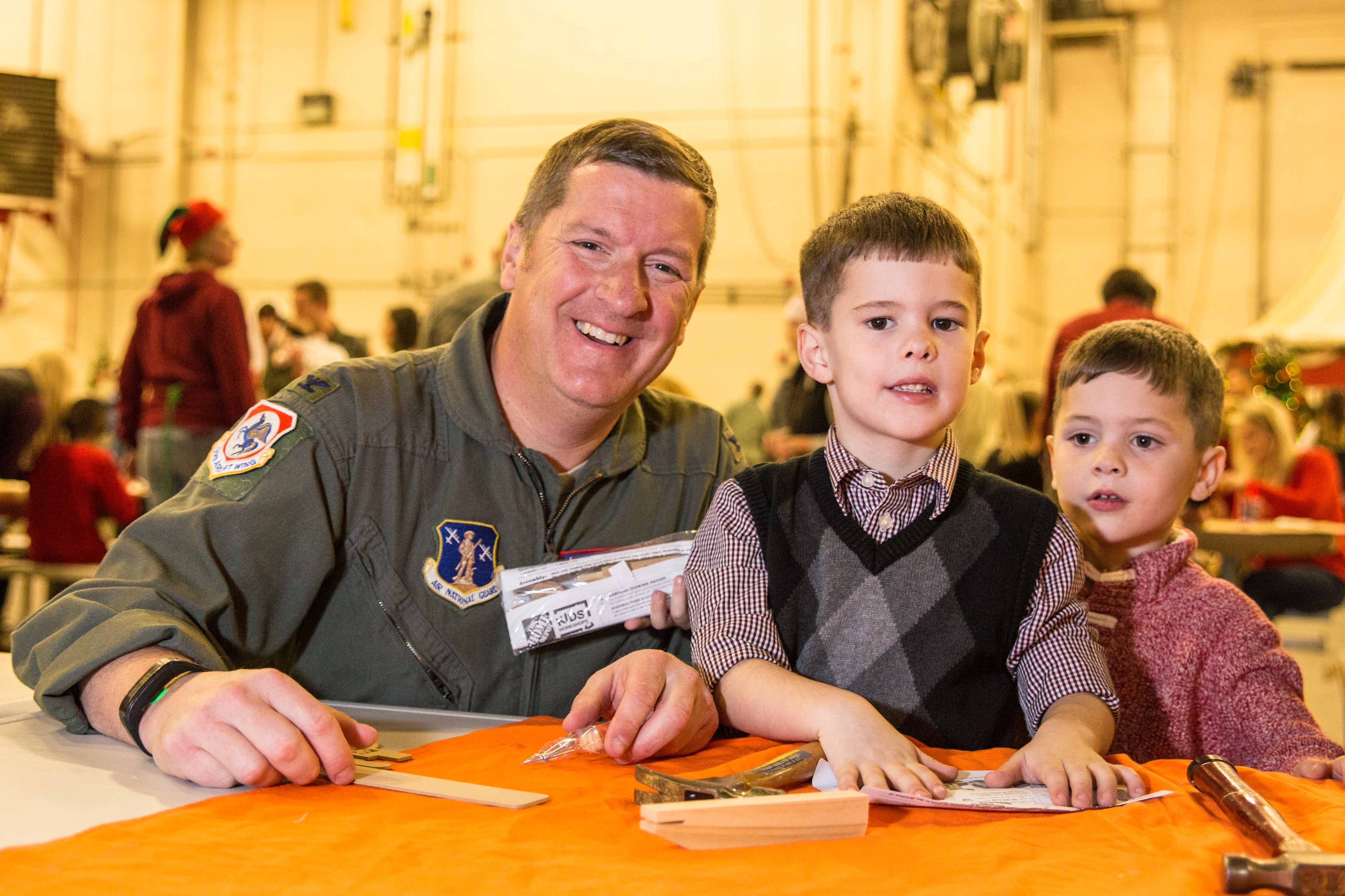 Airmen Celebrate The Holidays With Their Families