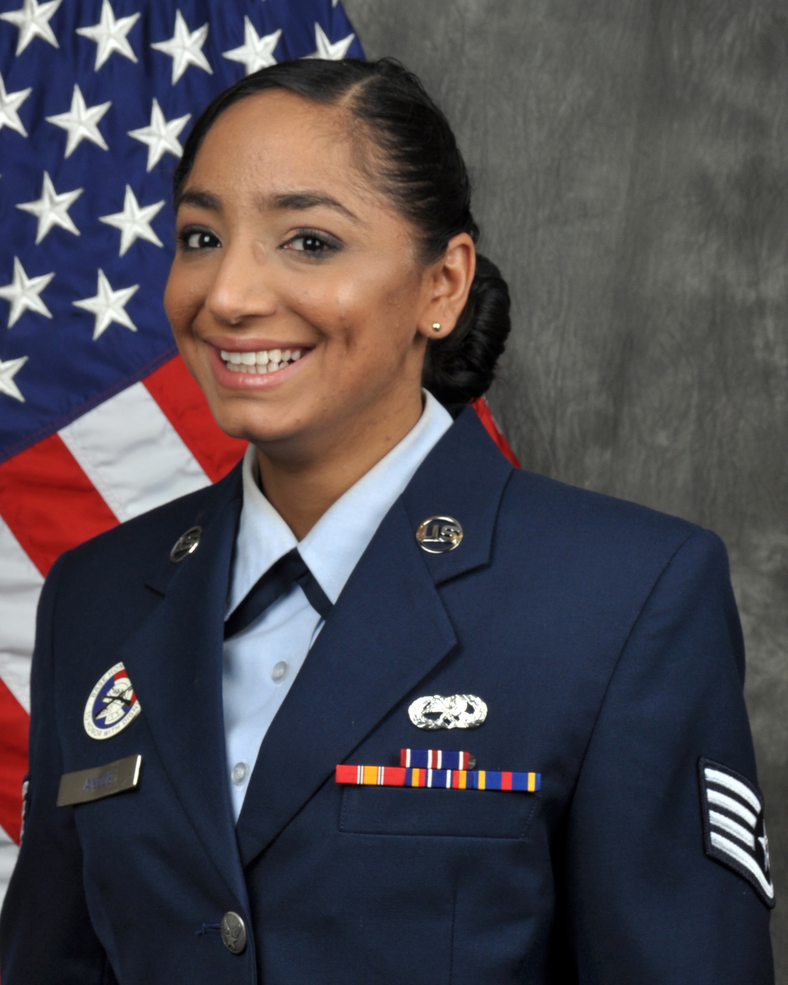 Staff Sgt. Jowanda Ayoub, 445th Maintenance Group maintenance management production journeyman, is the 445th Airlift Wing NCO of the Quarter, fourth quarter CY18.