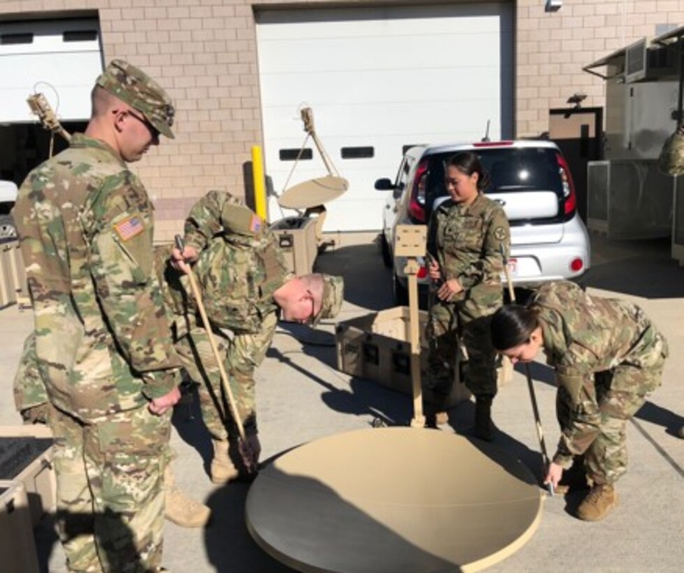 Personnel from the 364th ESC’s SAMSO conducted a three-day staff assistance visit to the 652nd RSG in Helena, Montana, to ensure that not only the unit’s VSATs and CAISI equipment are fully mission capable and current on all software, but that operators are also trained in the setup, operation and tear down of the VSAT. Equipment upgrade was critical to the VSAT and CAISI laptops, given without it they be non-mission capable.

“The Soldiers worked hard on grasping the cumbersome job of setting up the VSAT, and were able to set it up to standard. They were very highly motivated, and took ownership of maintaining their equipment,” said Chief Warrant Officer 3 James Randazzo of the 364th ESC.